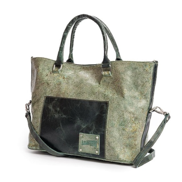 LEANDER LEATHER Leather Tote Handmade (no synthetic junk on this one!) - Picture 4 of 5